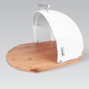 Хлібниця Maestro -WHITE (37x21.5x39.5 см) з бамбука з відкидною пластиковою кришкою Хлібниця Maestro -WHITE (37x21.5x39.5 см) з бамбука з відкидною пластиковою кришкою