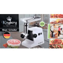  Електром'ясорубка Kingberg 2500W | м'ясорубка з насадками (3 диски, насадка для ковбас, кебе)
