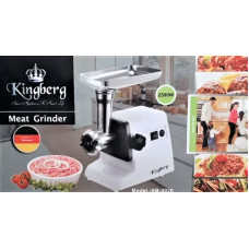  Електром'ясорубка Kingberg 2500W | м'ясорубка з насадками (3 диски, насадка для ковбас, кебе)