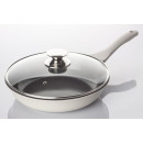  Сковорода Maestro біла (антипригарне покриття, ? 28 см) | сотейник Маестро, Маестро