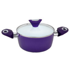 Кастрюля Kamille А 4.0 л з керамічним покриттям, з кришкою