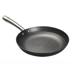  Сковорода Edenberg чавунна з кришкою антипригарне рифлене покриття 20 см