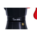 Гейзерна кофеварка Con Brio на 9 чашок турка Con Brio червона Гейзерна кофеварка Con Brio на 9 чашок турка Con Brio червона