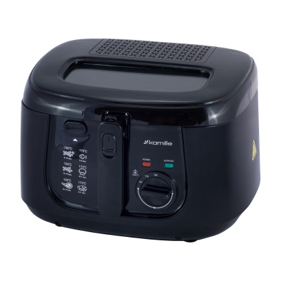  Фритюрниця електрична Kamille 1800W 2.5 л.