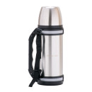  Термос Kamille 1500ml. з нержавіючої сталі з ручкою та ремінцем