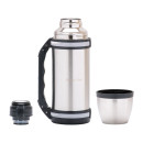  Термос Kamille 1500ml. з нержавіючої сталі з ручкою та ремінцем