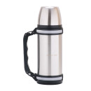  Термос Kamille 1500ml. з нержавіючої сталі з ручкою та ремінцем