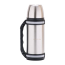  Термос Kamille 1500ml. з нержавіючої сталі з ручкою та ремінцем