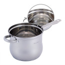  Кастрюля-фритюрниця Kamille 18*15см 3,5 л з нержавіючої сталі