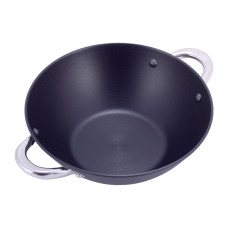  Котел чугунний Kamille Wok для плову з антипригарним покриттям для індукції та газу 3,6 L