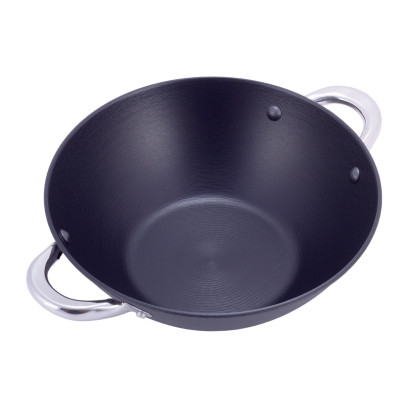  Котел чугунний Kamille Wok для плову з антипригарним покриттям для індукції та газу 3,6 L