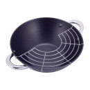  Котел чугунний Kamille Wok для плову з антипригарним покриттям для індукції та газу 3,6 L