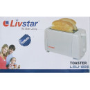 Тостер Livstar (функція підігріву/розморожування) Білий 750Вт | Тостерниця Лівстар Тостер Livstar (функція підігріву/розморожування) Білий 750Вт | Тостерниця Лівстар