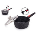  Ківш Edenberg з антипригарним мармуровим покриттям та з кришкою 18 см (1.8 л) | Сотейник Еденберг