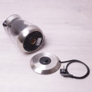  Чайник електричний Kamille 1.7 л із синім LED-підсвічуванням та сталевими декоративними вставками.