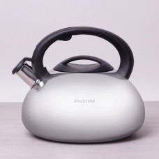  Чайник Kamille 4.5 л з нержавіючої сталі зі свистком для індукції