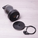  Чайник електричний Kamille 1.8 л із синім LED-підсвічуванням та сталевими декоративними вставками.