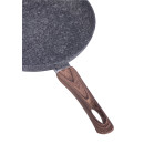  Сковорода Kamille 30см з антипригарним покриттям Grey marble з алюмінію для індукції