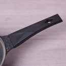  Ківш з кришкою Kamille 1.2 л з литого алюмінію та антипригарним покриттям "мармур" для індукції