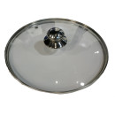  Кришка із загартованого скла Benson (30 см) | скляна кришка на кастрюлю Бенсон | кришка скло