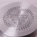 Набір посуду з 5 кастрюль Kamille з нержавіючої сталі 10 предметів для індукції