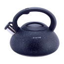  Чайник Kamille 3л із нержавіючої сталі зі свистком та нейлоновою ручкою для індукції
