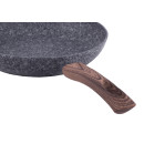  Сковорода Kamille 30см з антипригарним покриттям Grey marble з алюмінію для індукції